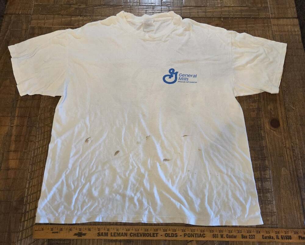 vintage 1990s Hanes t-shirt General Mills Sponsor official USOC licensed Olympic